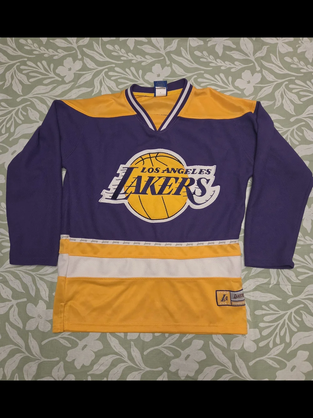 Kids Lakers Purple & Gold Jersey-Style Top
